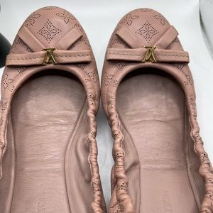 Louis Vuitton ballerina pink slippers, size 38 1/2 used